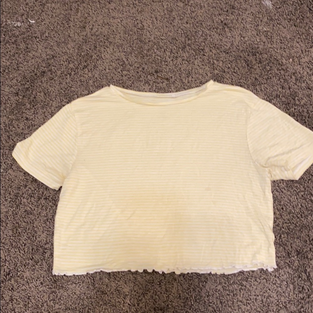 Striped crop top